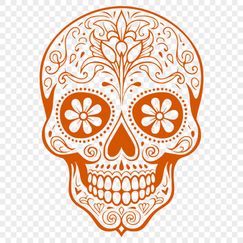 Stunning Skull SVG, PNG, PDF And DXF Files