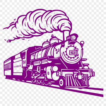 Beautiful Train SVG, PNG, PDF And DXF Files