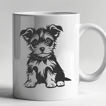 Creative Yorkshire Terrier - DXF Format