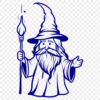 Free Stunning Wizard Vector Art