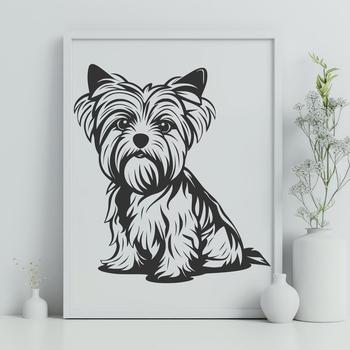 Unique Yorkshire Terrier - Cricut SVG