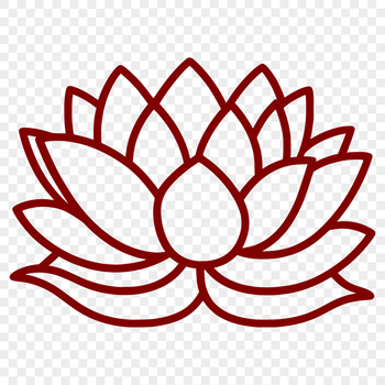 A stylized illustration of the sacred lotus flower from various cultures.