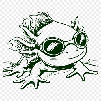 Creative Axolotl Printable Artwork