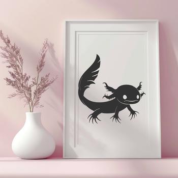 Artistic Axolotl - Procreate SVG