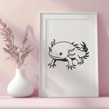 Creative Axolotl - Glowforge SVG