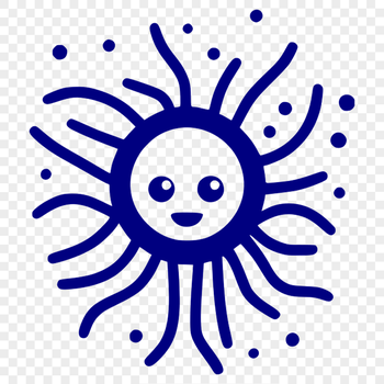 A microorganism illustration with a cellular structure and bacterial characteristics.