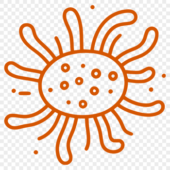 A detailed illustration of a bacterial cell in a scientific context.