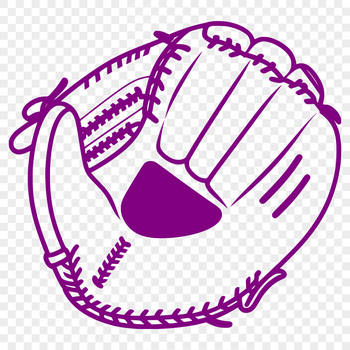 A vector illustration of a baseball, suitable for cutting machines and laser cutting tools.