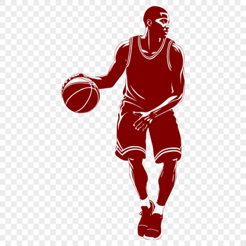 A detailed illustration of a basketball, suitable for vector art and design projects.