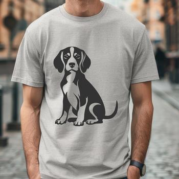 Beagle In SVG, PNG, PDF And DXF Files