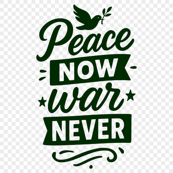 A collection of inspirational quotes advocating peace and anti-war sentiments.