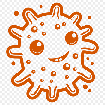 A detailed illustration of a bacterial cell structure.