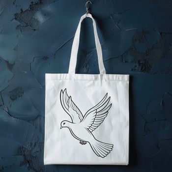 A simple white dove silhouette against a transparent background, suitable for vector designs.