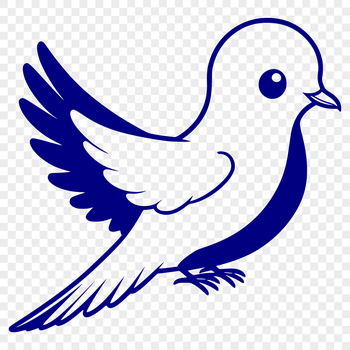A detailed illustration of a Dove in various poses and styles.