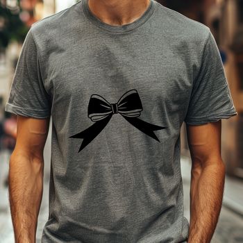 A decorative bow illustration suitable for crafting and design projects, including cutting machine designs.