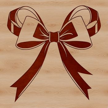 Colorful ribbon bow graphic design for crafting and digital use.