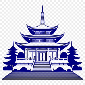A traditional Asian-style Buddhist temple with intricate architecture and ornate details.