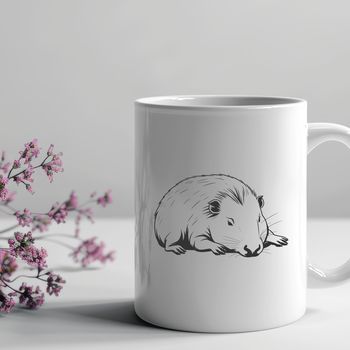 A high-quality SVG graphic of a capybara, ideal for use in crafting and design projects.