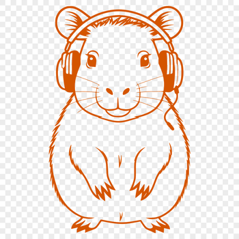 A South American rodent with a distinctive set of teeth and webbed feet.