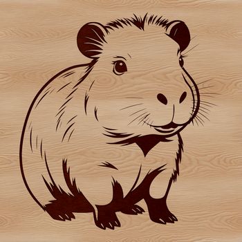A South American rodent with webbed feet, often found in freshwater habitats.