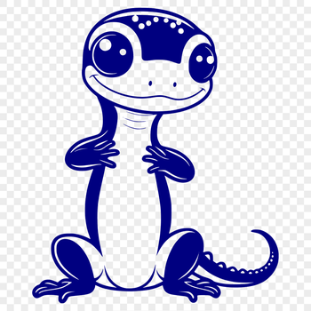 A detailed digital illustration of a salamander, suitable for vector art and graphic design projects.