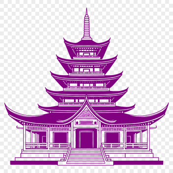 An intricately designed Buddhist temple building with ornate architecture.