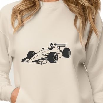Racing car illustration in vector format