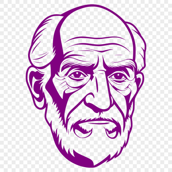A digital representation of a male figure created in vector format.