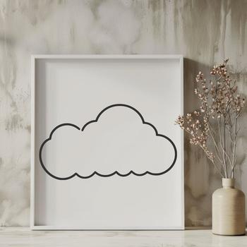 Cloud icon designed as scalable vector graphics for digital and print applications.