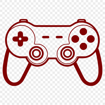 An SVG vector graphic representation of a standard video game controller layout.