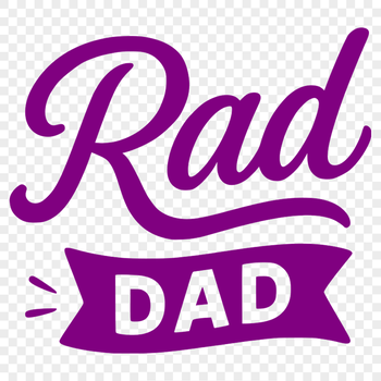 A humorous quote about fatherhood, suitable for Fathers Day cards or gifts, in vector format.