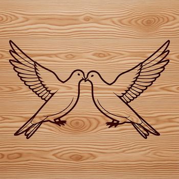 A realistic illustration of a white dove in flight, suitable for vector graphics and design projects.