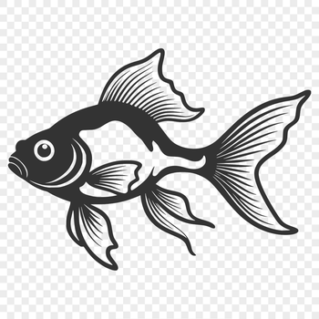 A small, colorful goldfish swimming in water.