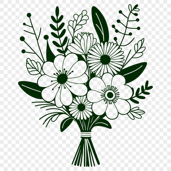 A colorful bouquet of flowers arranged in a vase, suitable for wedding decorations or Mother's Day gifts.