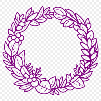 An intricate floral design used as a stencil or template for crafting projects.