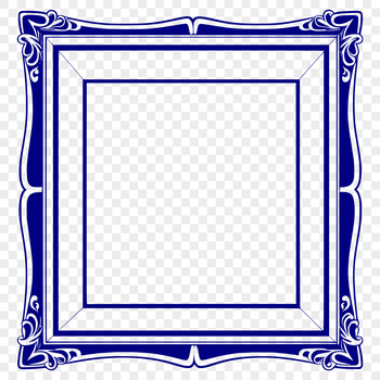 Graphic frame design created with vector graphics software