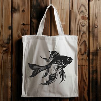 A simple illustration of a small goldfish swimming in water, suitable for digital designs.