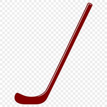 Hockey player holding a hockey stick on the ice rink