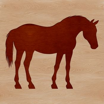 A high-quality SVG graphic of a horse, suitable for vector design and cutting machine applications.