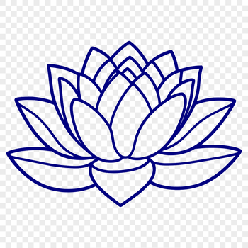 A detailed illustration of the lotus flower, often associated with Eastern spirituality and symbolic meaning.