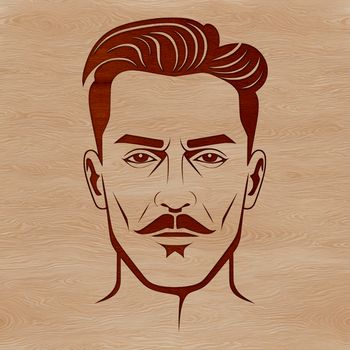 A simple outline illustration of a man, suitable for vector design and cutting machine projects.