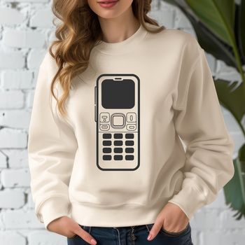 A high-tech representation of a cell phone in vector format.