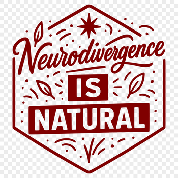 Neurodivergent quotes graphic with inspirational sayings related to autism, ADHD, and mental health.