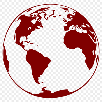 A detailed vector illustration of the planet Earth, suitable for use in various design contexts.