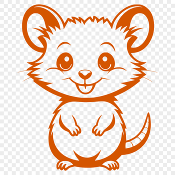 Image of a possum, a wild animal commonly found in Australian forests.