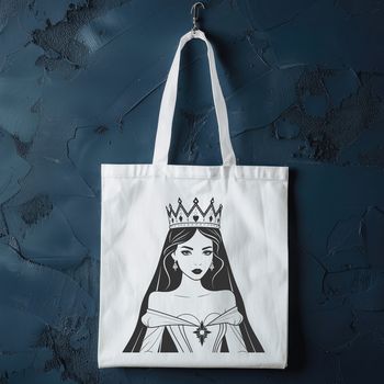 A digital illustration of a young female princess in regal attire, created as a vector graphic.