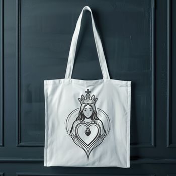 A vector illustration of the Sacred Heart, suitable for various design applications including web and print.