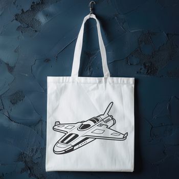 Illustrated spaceship graphic in vector format for digital design projects.