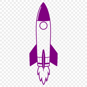 A futuristic space vessel in vector format, ready for digital cutting or laser engraving.