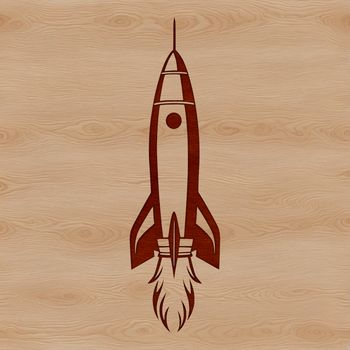 Vector illustration of a futuristic spaceship in flight, suitable for commercial and personal projects.